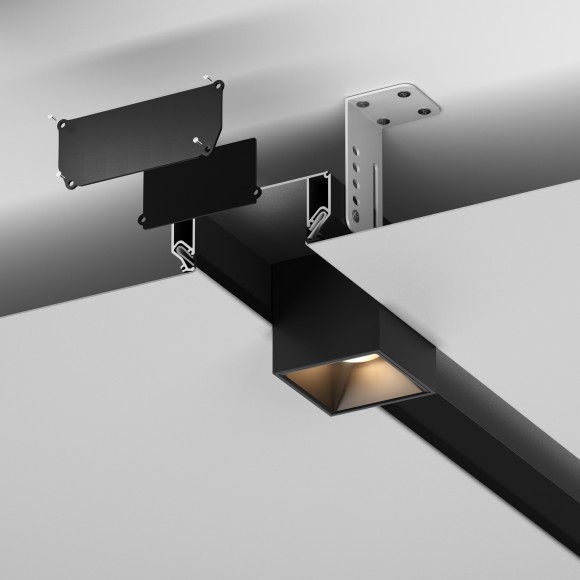 Профиль-ниша 2м черная в гарпунный натяжной потолок Maytoni ALM-9940-SC-B-2M Профиль-ниша 2м черная в гарпунный натяжной потолок Maytoni ALM-9940-SC-B-2M