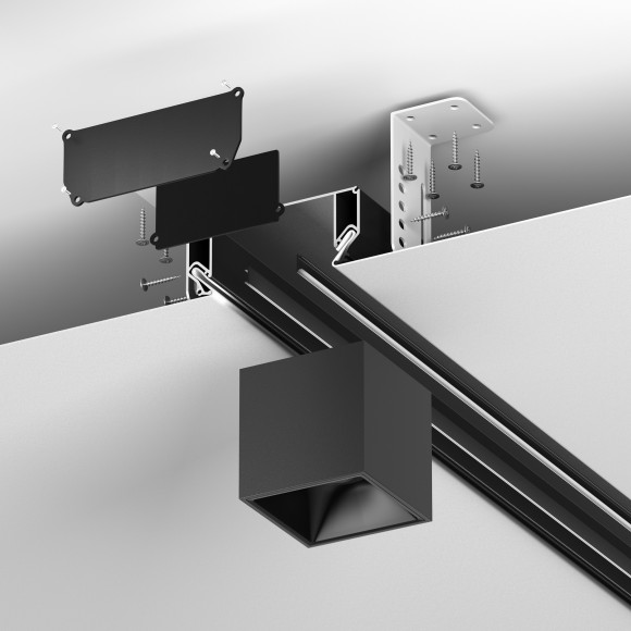 Профиль-ниша 2м черная в гарпунный натяжной потолок Maytoni ALM-9940-SC-B-2M Профиль-ниша 2м черная в гарпунный натяжной потолок Maytoni ALM-9940-SC-B-2M