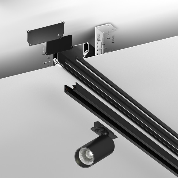 Профиль-ниша 2м черная в гарпунный натяжной потолок Maytoni ALM-9940-SC-B-2M Профиль-ниша 2м черная в гарпунный натяжной потолок Maytoni ALM-9940-SC-B-2M
