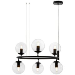 Подвесная люстра LDP 6034-6 RND BK Подвесная люстра LDP 6034-6 RND BK
