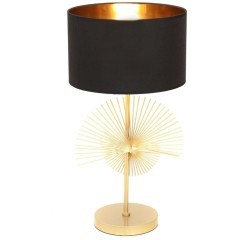 Интерьерная настольная лампа Fonti LDT 5534 GD+BK Интерьерная настольная лампа Fonti LDT 5534 GD+BK