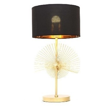 Интерьерная настольная лампа Fonti LDT 5534 GD+BK Интерьерная настольная лампа Fonti LDT 5534 GD+BK