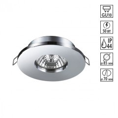 Светильник встраиваемый влагозащищенный Aqua 370802 Светильник встраиваемый влагозащищенный Aqua 370802