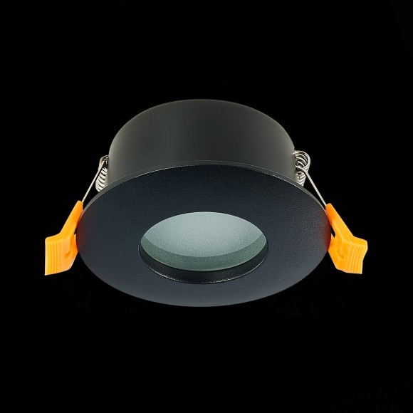 ST213.408.01 Св-к встр. Черный GU10 1*50W IP44 D84xH50 220V Без ламп Встраиваемые светильники ST213.408.01 Св-к встр. Черный GU10 1*50W IP44 D84xH50 220V Без ламп Встраиваемые светильники