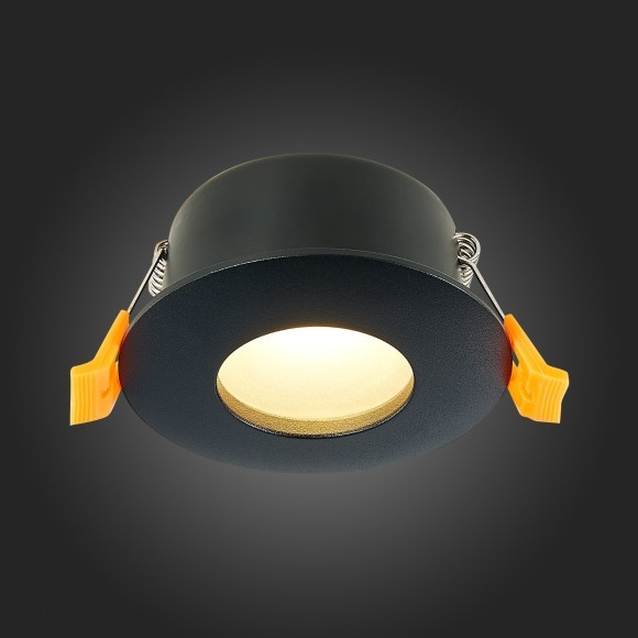 ST213.408.01 Св-к встр. Черный GU10 1*50W IP44 D84xH50 220V Без ламп Встраиваемые светильники ST213.408.01 Св-к встр. Черный GU10 1*50W IP44 D84xH50 220V Без ламп Встраиваемые светильники