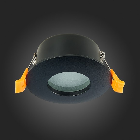 ST213.408.01 Св-к встр. Черный GU10 1*50W IP44 D84xH50 220V Без ламп Встраиваемые светильники ST213.408.01 Св-к встр. Черный GU10 1*50W IP44 D84xH50 220V Без ламп Встраиваемые светильники