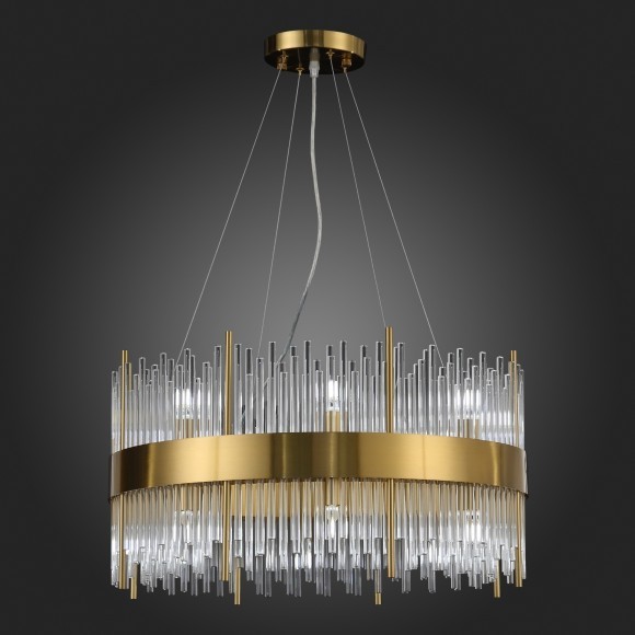 SL1158.303.16 Люстра подвесная ST-Luce Латунь/Латунь, Прозрачный G9 16*5W NITIDO