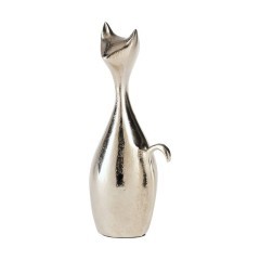 429749 Фигурка Кошка SUZU, L100, B85, H255, алюминий, никель