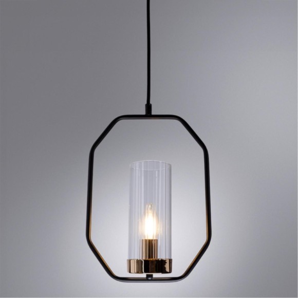 Подвесной светильник с 1 плафоном Arte Lamp A7004SP-1BK CELAENO под лампу 1xE14 60W