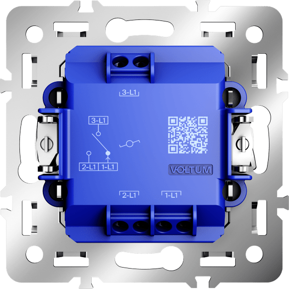 Механизм проходного переключателя одноклавишного 10А, S70