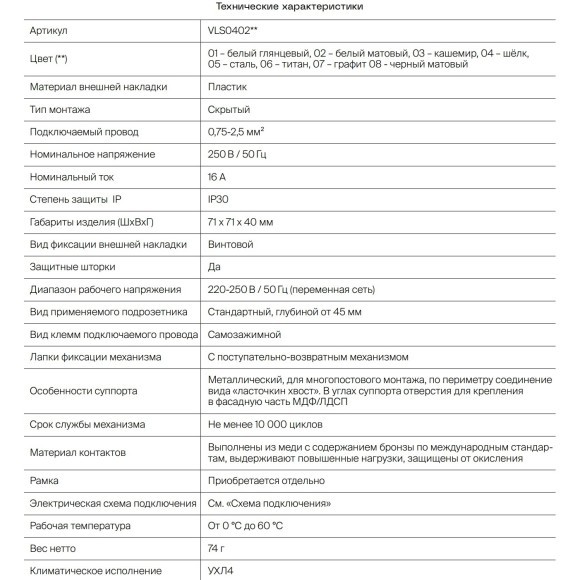VLS000708 Накладка для розетки с заземлением и защитными шторками черного матового цвета VOLTUM S70 (черный матовый)