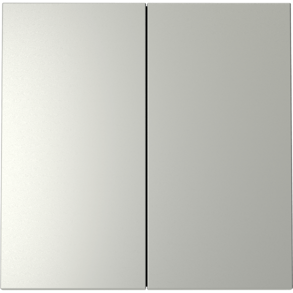 Клавиши для выключателя/переключателя двухклавишного, S70 (сталь)