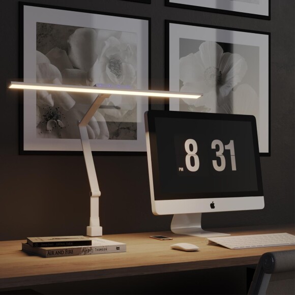 359968 LEDO NT26 000 белый Лампа настольная диммируемая полного спектра IP20 LED 24W 220V 4000K 1670Лм STUDI