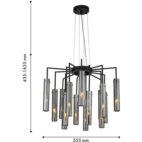 Подвесная люстра Orgel 4501-15P Подвесная люстра Orgel 4501-15P