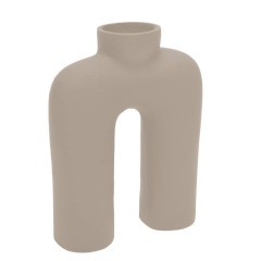 421063 BROWER Ваза декоративная L175 B60 H225 алюминий песочный, металл коричневый 421063 BROWER Ваза декоративная L175 B60 H225 алюминий песочный, металл коричневый