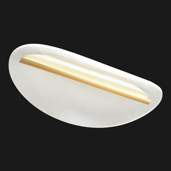 LSP-7422 Lussole LAMPASAS потолочная люстра со встроенным LED, металлическое основание, акриловый плафон