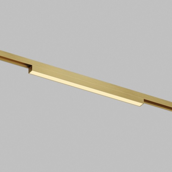 Трековый светодиодный линейный светильник Denkirs SHINE LINEAR ZigBee DK5951-SB 48V 10Вт 2700–6000K IP20 сатинированная латунь