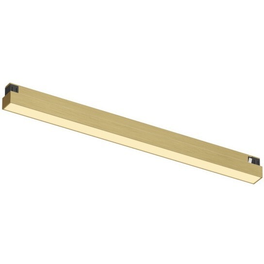 Трековый светодиодный линейный светильник Denkirs SHINE LINEAR ZigBee DK5951-SB 48V 10Вт 2700–6000K IP20 сатинированная латунь