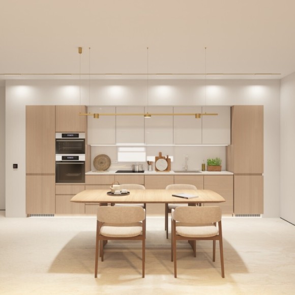 Трековый светодиодный линейный светильник Denkirs SHINE LINEAR ZigBee DK5951-SB 48V 10Вт 2700–6000K IP20 сатинированная латунь