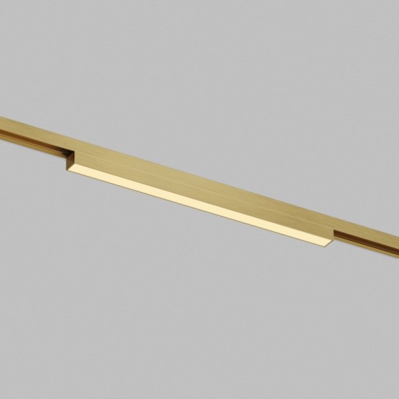 Трековый светодиодный линейный светильник Denkirs SHINE LINEAR ZigBee DK5951-SB 48V 10Вт 2700–6000K IP20 сатинированная латунь
