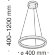 Подвесной светильник светодиодный Rim MOD058PL-L22W4K