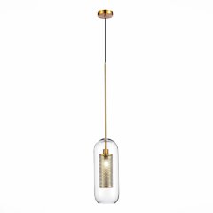 SL1048.303.01 Подвес ST-Luce Латунь/Прозрачный E14 1*40W GERRIT SL1048.303.01 Подвес ST-Luce Латунь/Прозрачный E14 1*40W GERRIT