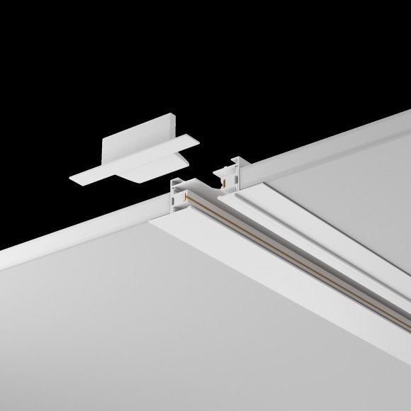 1м белый встраиваемый в ГКЛ однофазный шинопровод Maytoni TRX004-111W