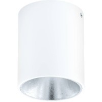 94504 Светодиодный потолочный светильник POLASSO, 1х3,3W (LED), Ø100, белый, серебряный