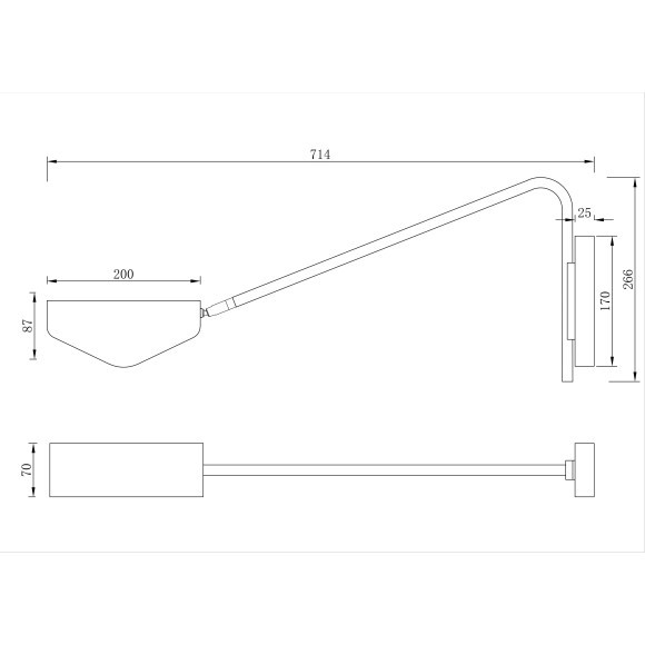 Бра Notta MOD417WL-01BS1 Бра Notta MOD417WL-01BS1