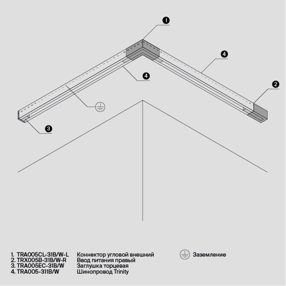 Соединитель Accessorises TRA005CL-31B-L Соединитель Accessorises TRA005CL-31B-L
