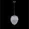 Светильник подвесной Crystal Lux CHARME SP4 CHROME/TRANSPARENT