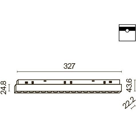 TR031-2-18W4K-B Трековый магнитный светодиодный светильник Maytoni Exility CRI90+ 4000К 1350Лм 36° 18Вт