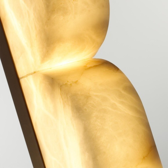 6685/15WL L-VISION ODL24 121 Настенный светильник латунь/металл/алебастр IP20 LED 15W 3000/4000 MARBELLA