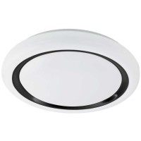 900335 Настенно-потолочный светильник CAPASSO, LED 22,8W, 2500lm, H65, ?480, сталь, белый/пластик, белый, черный