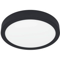 900653 Накладной светильник FUEVA 5, 17W (LED), 3000K, IP44, ?210, сталь, черный / пластик, белый