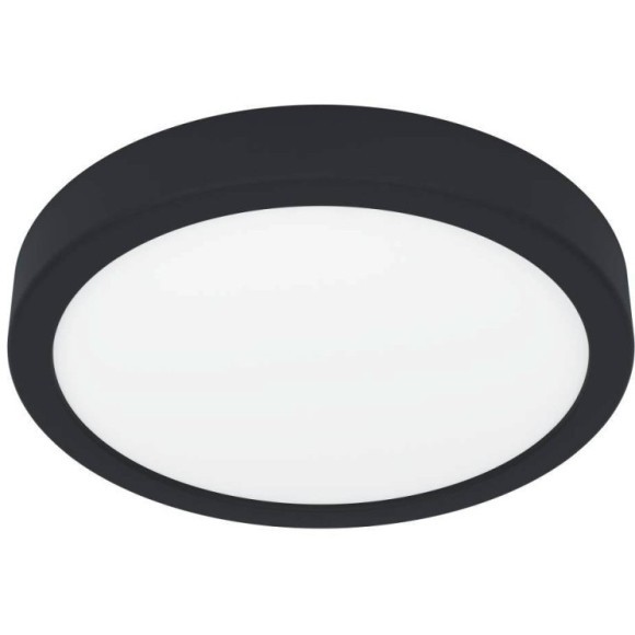 900653 Накладной светильник FUEVA 5, 17W (LED), 3000K, IP44, ?210, сталь, черный / пластик, белый