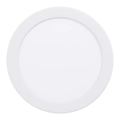 Встраиваемый светильник EGLO FUEVA 6 901418, встроенный LED 10,5Вт, CCT перекл. цветовой температуры на драйвере, 2700/4000/6500К, CRI 80, 1200Лм, диаметр 168 мм, подключение 220В, IP44, монтажное отверстие 155 мм, глубина 40 мм