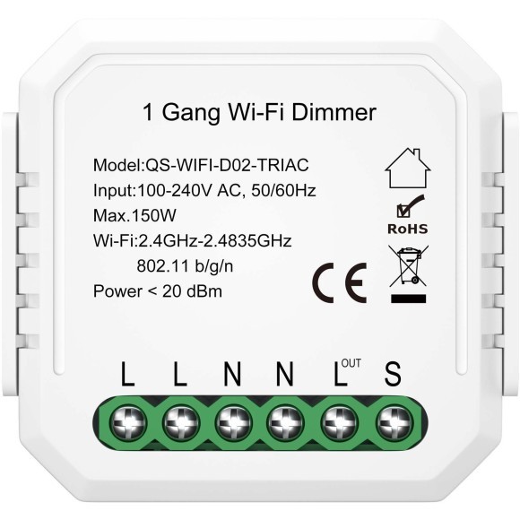 ST9000.500.01CDIM ST Luce Светильник, одноканальное wi-fi реле-диммер around