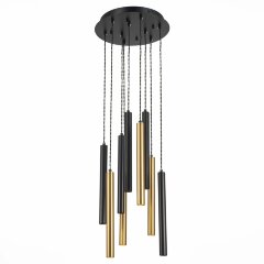 ST153.443.27 Светильник подвесной Черный LED 1*27W 4000K 2 295Lm Ra IP20 D350xH1 500 180-240V Подвесные светильники ST153.443.27 Светильник подвесной Черный LED 1*27W 4000K 2 295Lm Ra IP20 D350xH1 500 180-240V Подвесные светильники