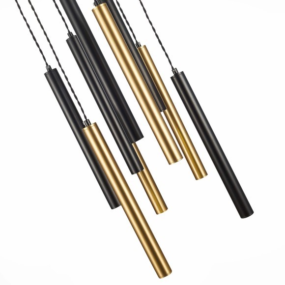 ST153.443.27 Светильник подвесной Черный LED 1*27W 4000K 2 295Lm Ra  IP20 D350xH1 500 180-240V Подвесные светильники