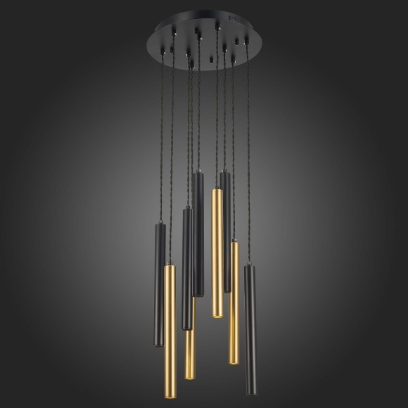 ST153.443.27 Светильник подвесной Черный LED 1*27W 4000K 2 295Lm Ra  IP20 D350xH1 500 180-240V Подвесные светильники