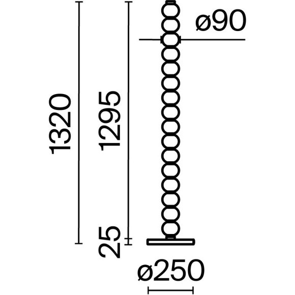 Напольный светильник (торшер) Maytoni MOD555FL-L23G3K