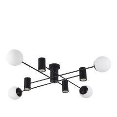 SLE1105-402-08 Светильник потолочный Черный/Белый GU10+E27 4+4*5+60W RAITO SLE1105-402-08 Светильник потолочный Черный/Белый GU10+E27 4+4*5+60W RAITO