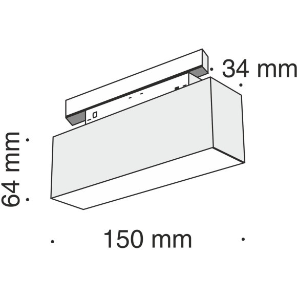 TR012-2-7W3K-B Трековый магнитный светодиодный светильник Maytoni Gravity CRI90+ 3000К 350Лм 120° 7Вт TR012-2-7W3K-B Трековый магнитный светодиодный светильник Maytoni Gravity CRI90+ 3000К 350Лм 120° 7Вт
