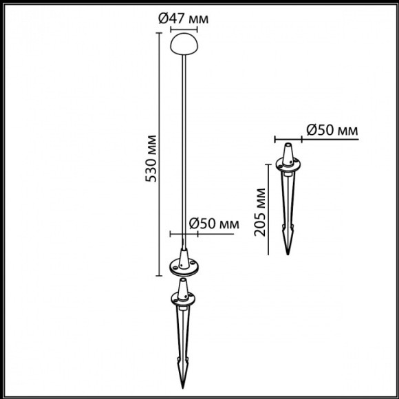  Уличный светильник IP65 LED 4W Odeon Light VERDE 7122/4GL