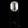 SL1050.725.01 Торшер ST-Luce Черный/Дымчатый E27 1*40W (из 2-х коробок) BURASCA