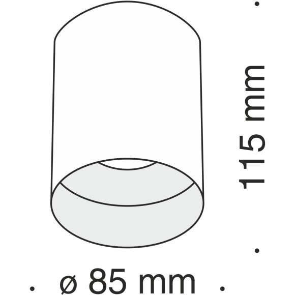 Накладной потолочный светильник Maytoni C014CL-01W Slim под лампу 1xGU10 50W