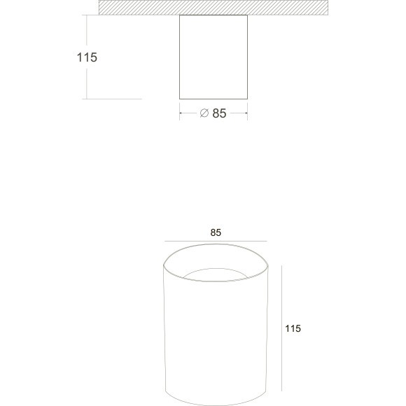 Накладной потолочный светильник Maytoni C014CL-01W Slim под лампу 1xGU10 50W