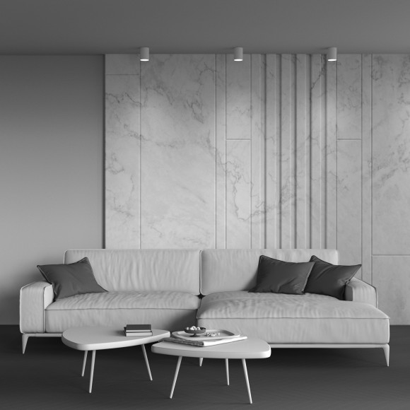 Накладной потолочный светильник Maytoni C014CL-01W Slim под лампу 1xGU10 50W