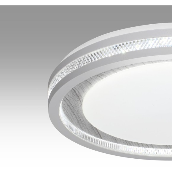 7681/ELN Настенно-потолочный светодиодный светильник с мех. перекл. цв. температуры 76Вт 7100Лм 3000/4000/6000K IP43 Sonex MAVI WOOD